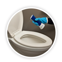 Iclean mini est efficace contre les bactéries dans les toilettes
